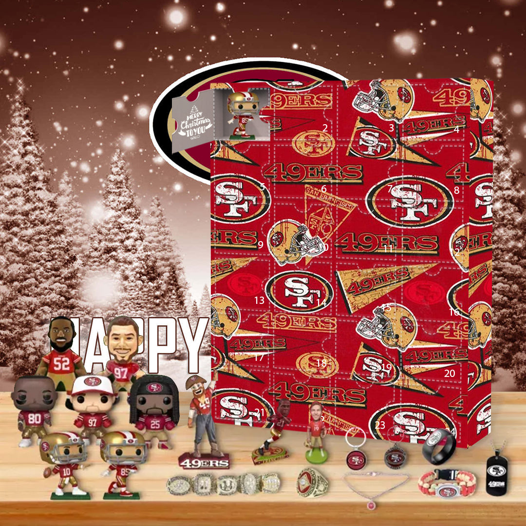 2024 San Francisco 49ers Advent Calendar -- The One With 24 Little Doors