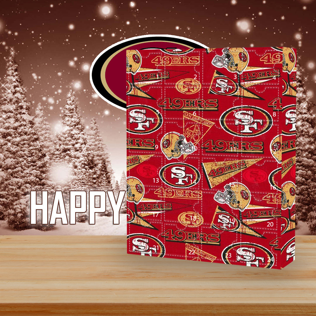 2024 San Francisco 49ers Advent Calendar -- The One With 24 Little Doors