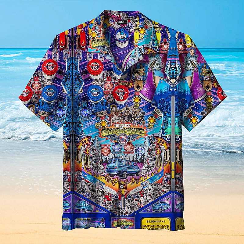 The Pabst Can Crusher Pinball Machine Pinball |Universal Hawaiian Shirt