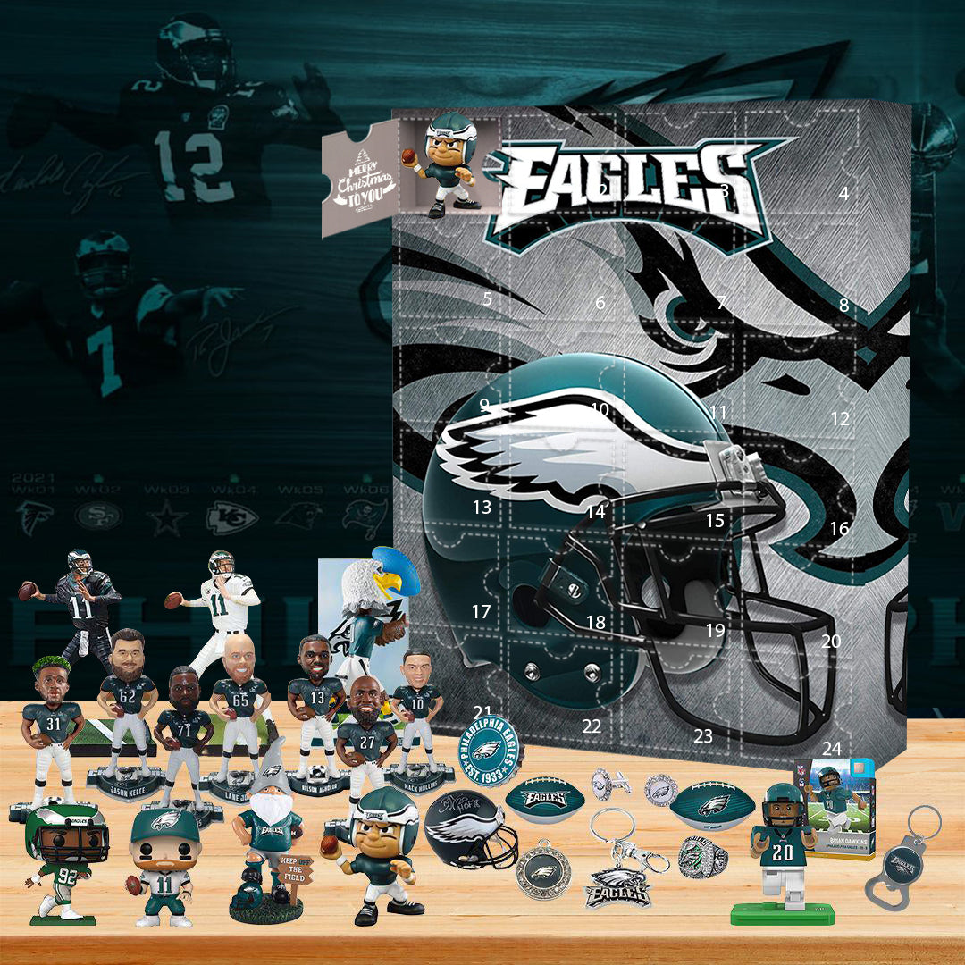 2024 Philadelphia Eagles Advent Calendar -- The One With 24 Little Doors