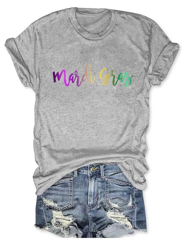 Mardi Gras Rainbow T-Shirt