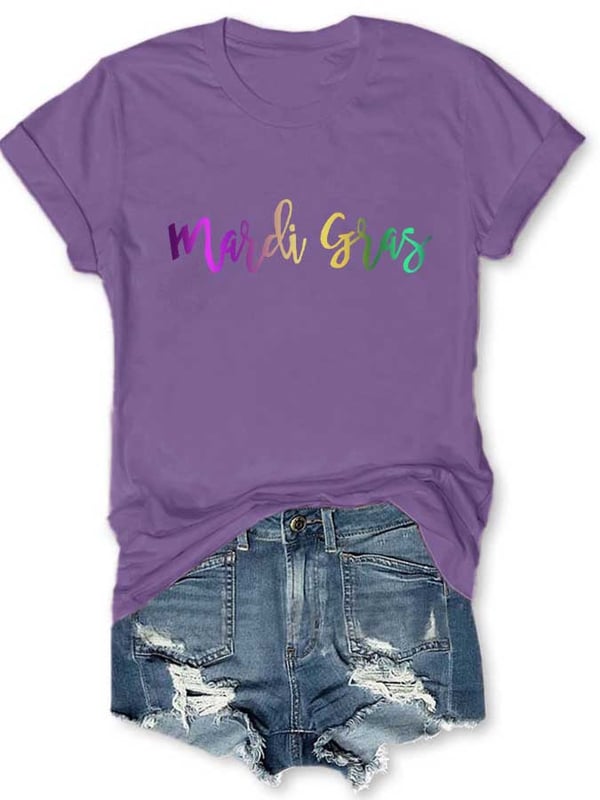Mardi Gras Rainbow T-Shirt