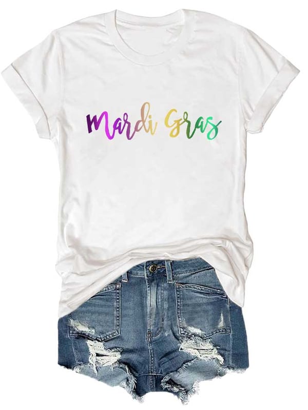 Mardi Gras Rainbow T-Shirt