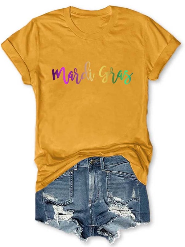 Mardi Gras Rainbow T-Shirt