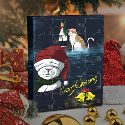 Kitty Advent Calendar -- The One With 24 Little Doors