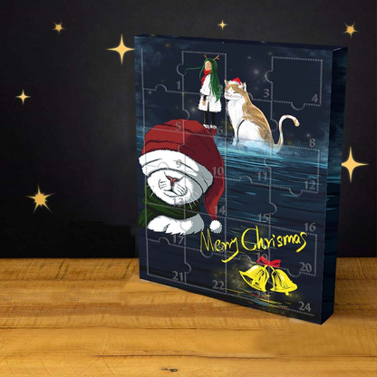 Kitty Advent Calendar -- The One With 24 Little Doors