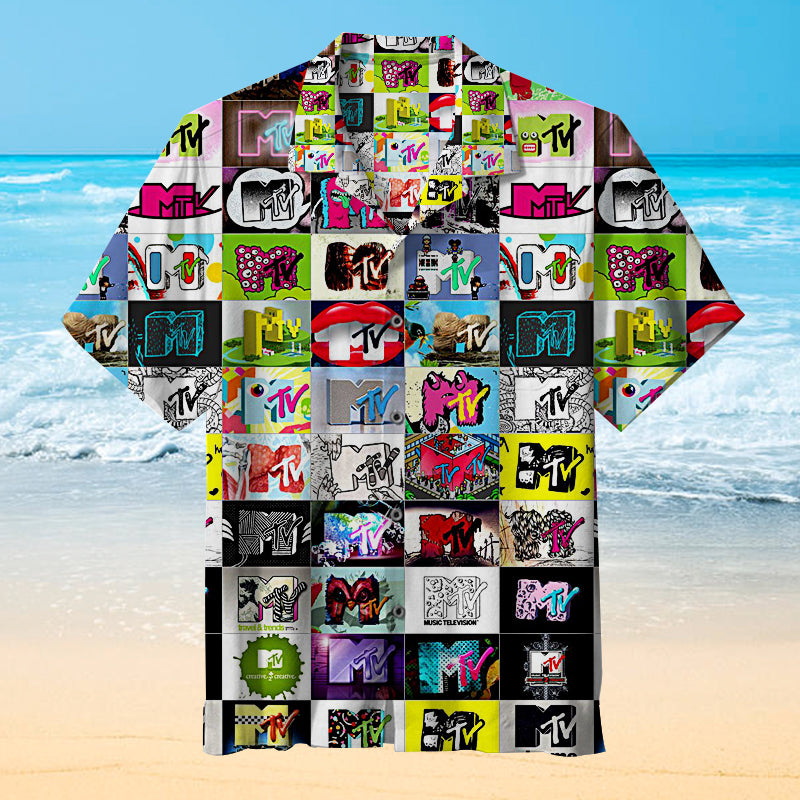 MTV Logo |Unisex Hawaiian Shirt
