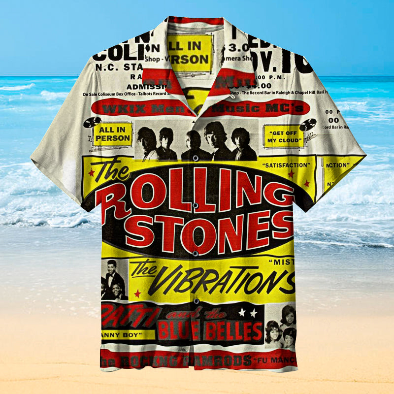 The Rolling Stones - Reynolds Coliseum |Universal Hawaiian Shirt