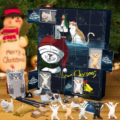 Kitty Advent Calendar -- The One With 24 Little Doors