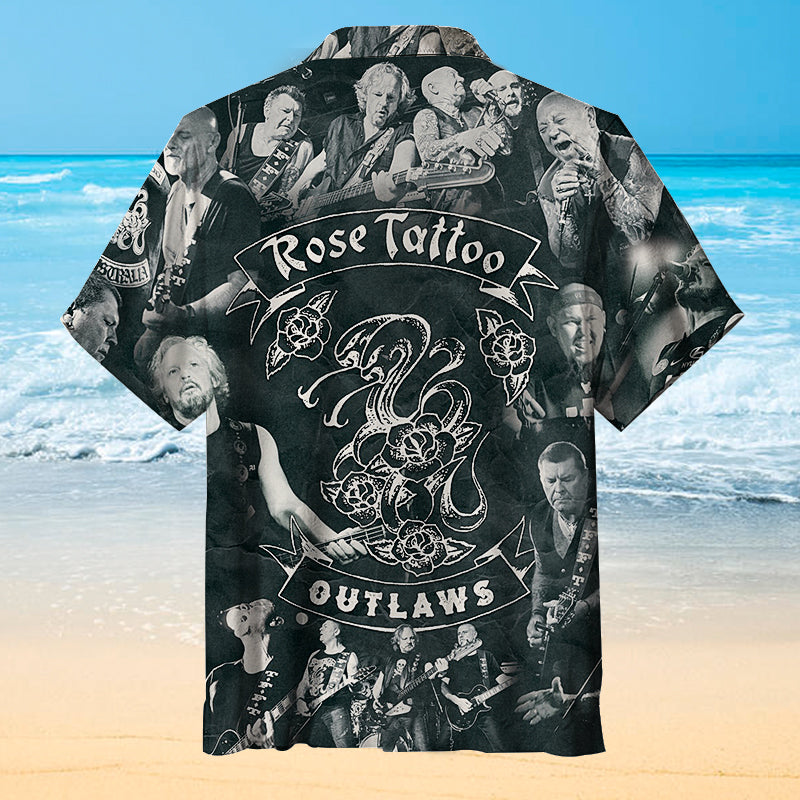 Rose Tattoo - Outlaws|Universal Hawaiian Shirt