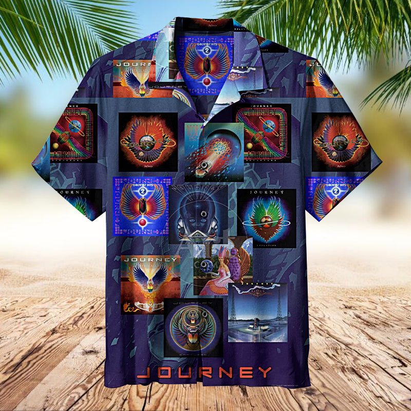 Journey - Album Collage |Unisex Hawaiian Shirt